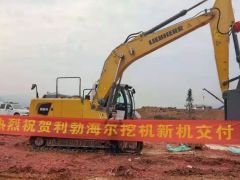 熱烈祝賀重慶客戶第八臺利勃海爾挖掘機交付！