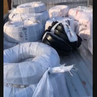 發往武漢的起重機配套電纜以裝車，感謝信任！--豪達電纜！